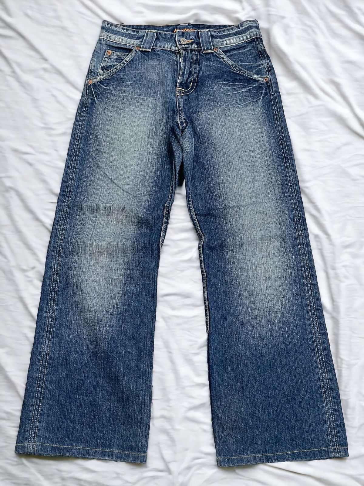 Hudson Vintage Hudson American Distressed Denim Pants (A14) Size US 29 - 2 Thumbnail
