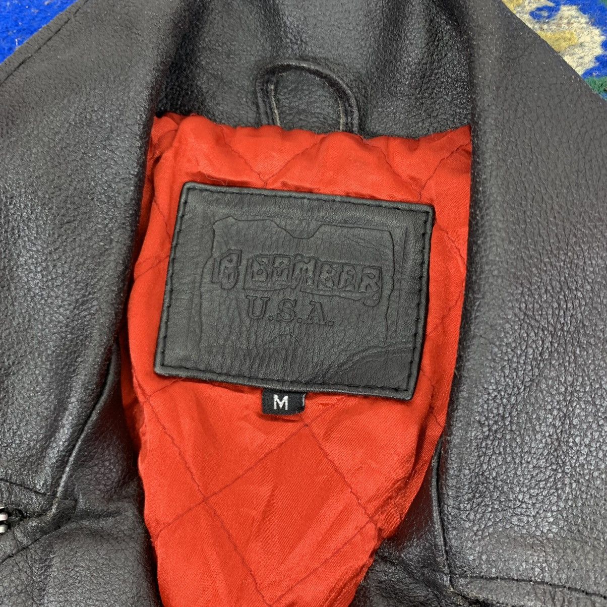 Aero Leathers × Schott VINTAGE BLACK LEATHER BIKERS JACKET Size US M / EU 48-50 / 2 - 7 Thumbnail