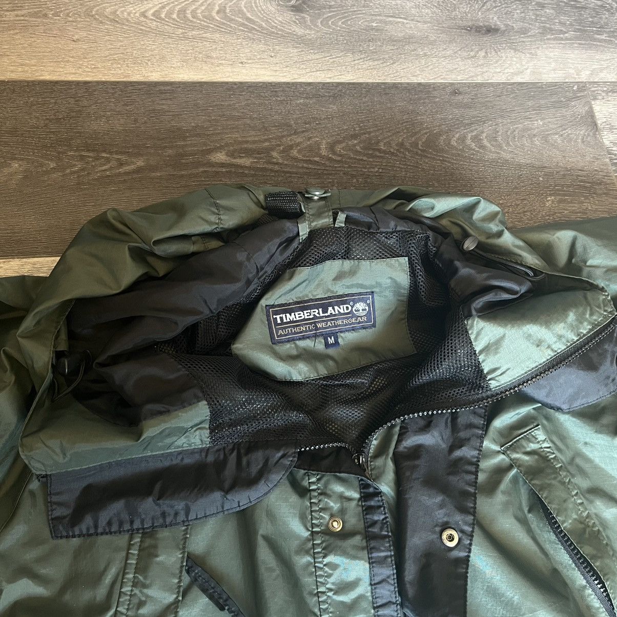 Timberland × Vintage Vintage 2000s Timberland Weathergear Windbreaker Hood Jacket Size US M / EU 48-50 / 2 - 7 Thumbnail