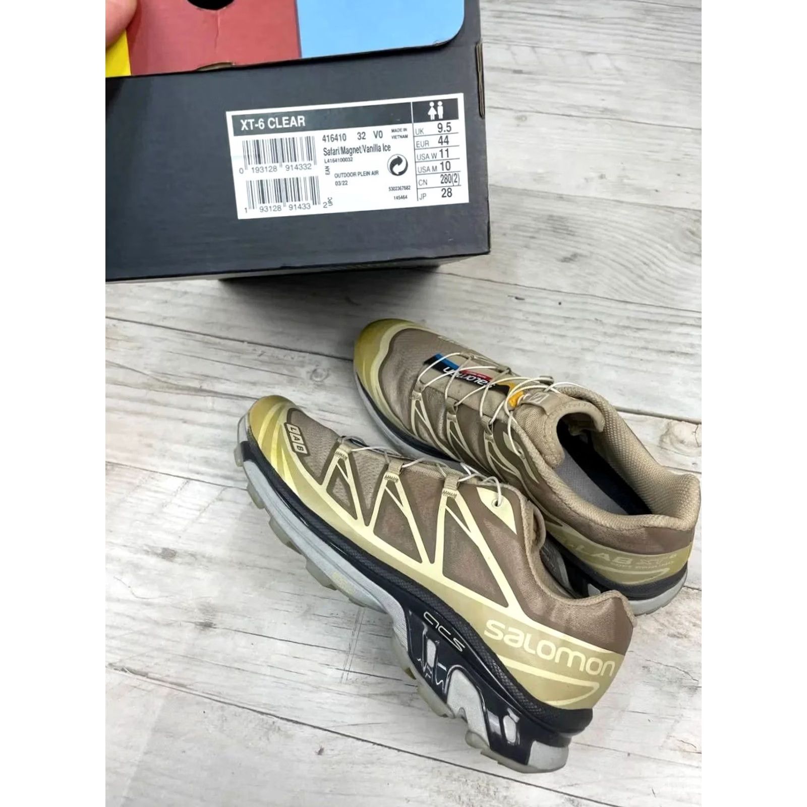 Salomon Salomon XT-6 Sneaker Men Size US 10 Beige Nike? Size US 10 / EU 43 - 2 Thumbnail