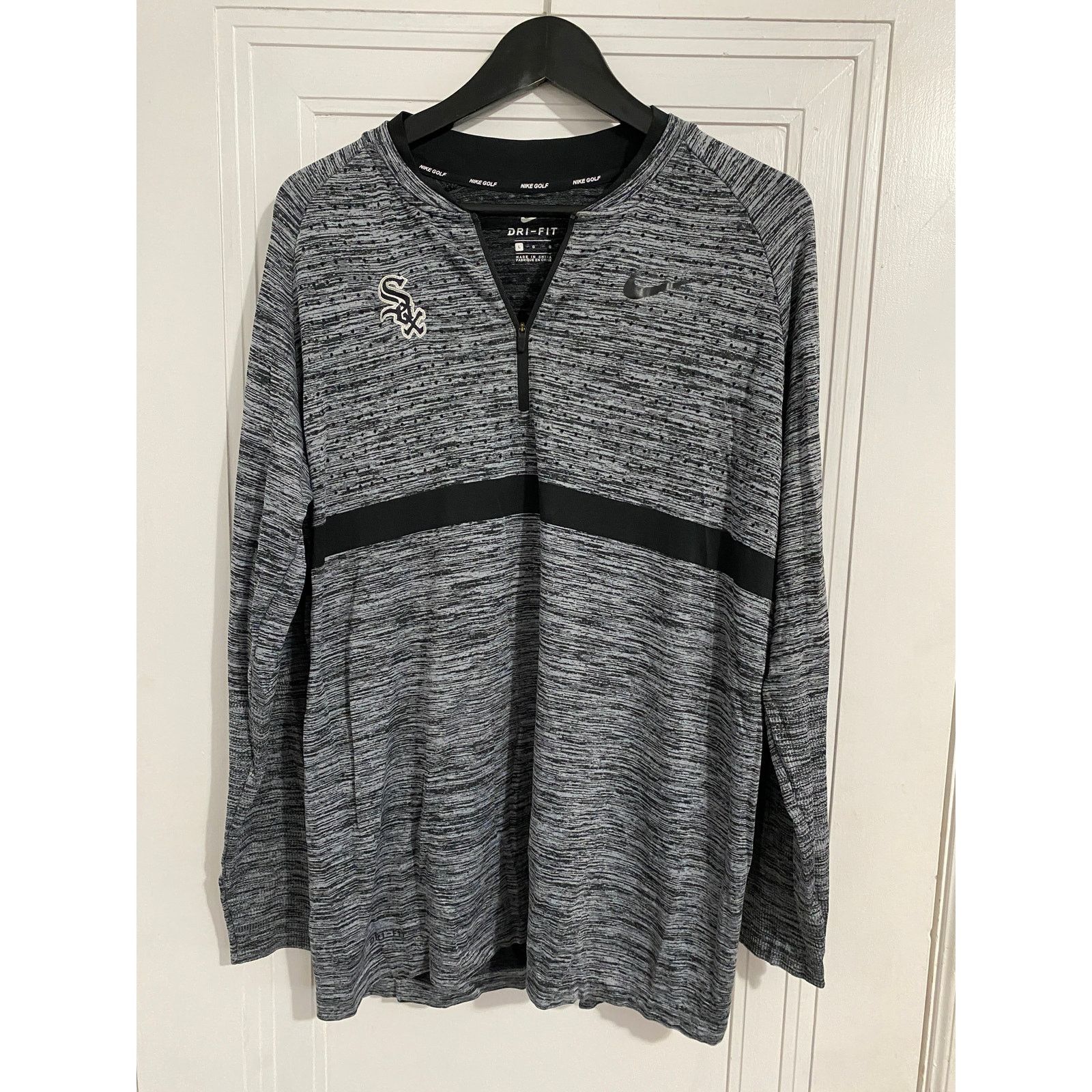 Nike Chicago White Sox Nike Dri-Fit 1/4-Zip Pullover Size L Size US L / EU 52-54 / 3 - 1 Thumbnail