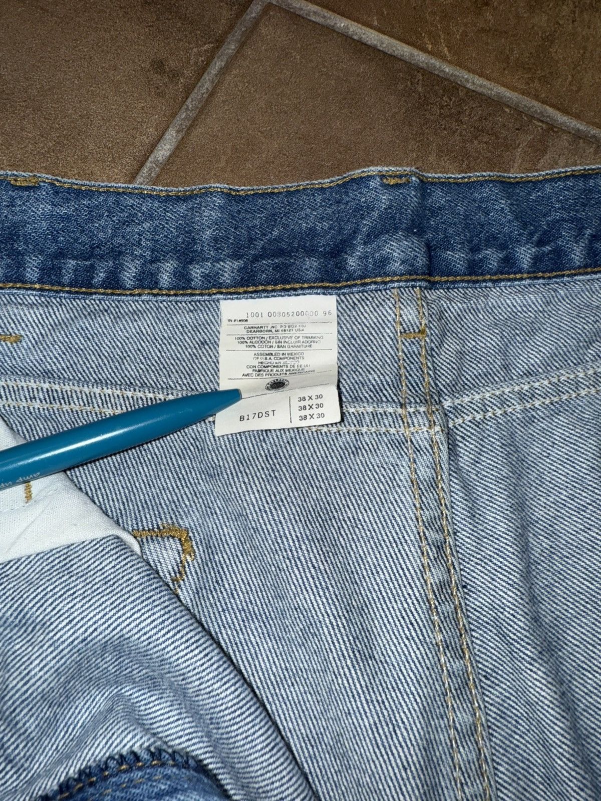 Carhartt Carhartt straight leg blue jeans Size US 36 / EU 52 - 4 Thumbnail