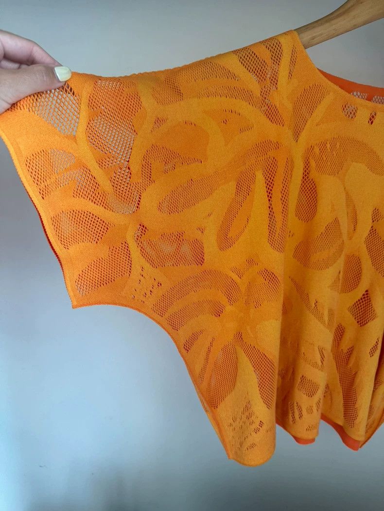 Issey Miyake Issey Miyake size:one size Orange short-sleeved shirt Size XS / US 0-2 / IT 36-38 - 7 Thumbnail