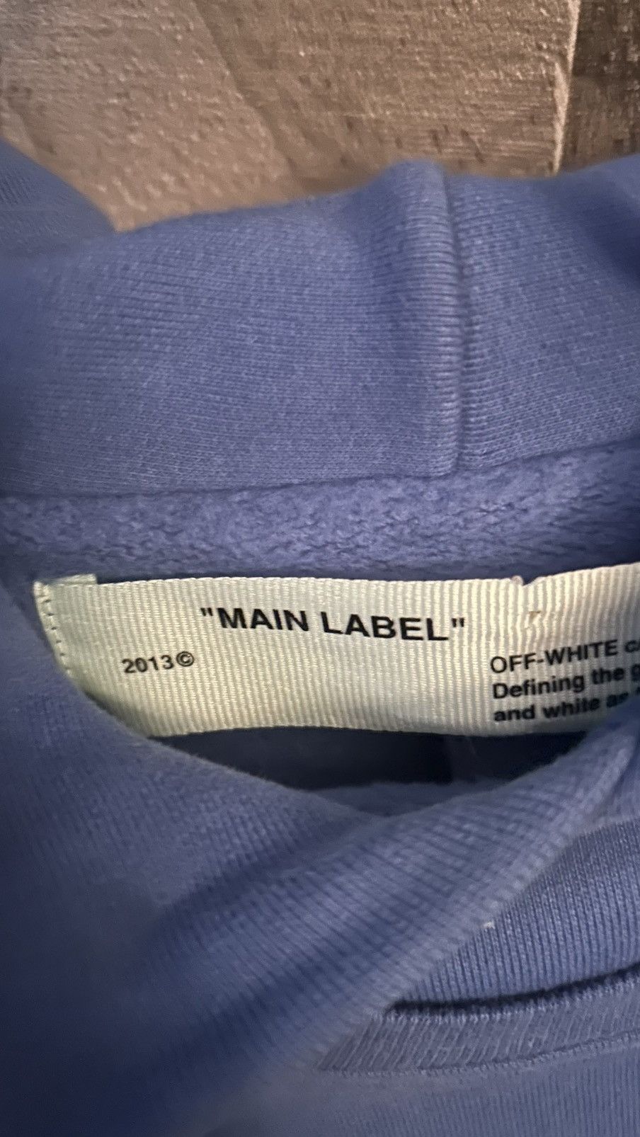 Off-White Off-White Off-White Blurred Off Print T- Shirt Detail Hoodie Size US XXS / EU 40 - 2 Thumbnail
