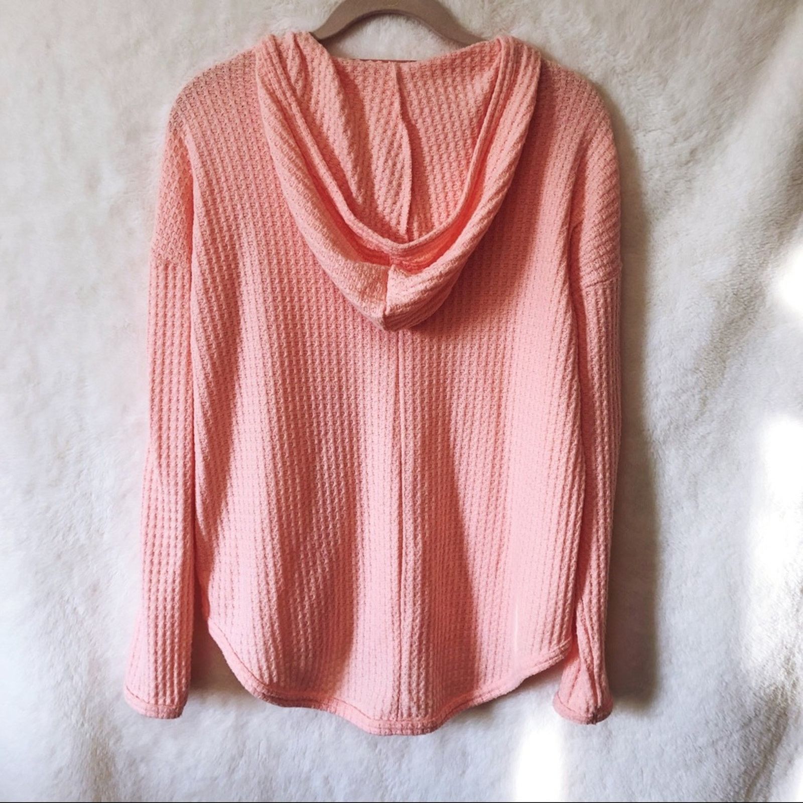 Other Cupio Blush Peach Soft High Low Hoodie Size S / US 4 / IT 40 - 10 Thumbnail