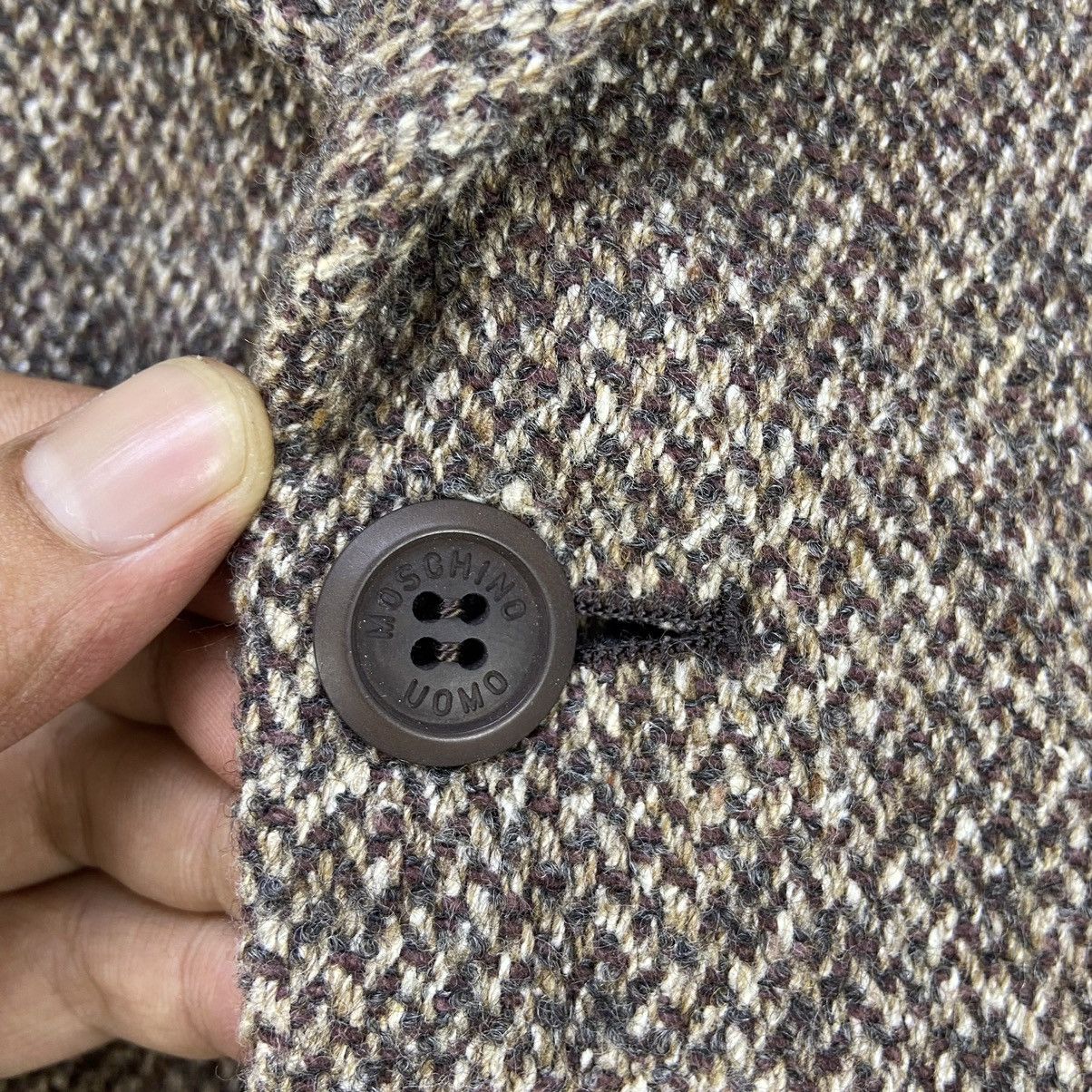 Moschino Moschino Herringbone Wool Coat Blazer Size US S / EU 44-46 / 1 - 7 Thumbnail