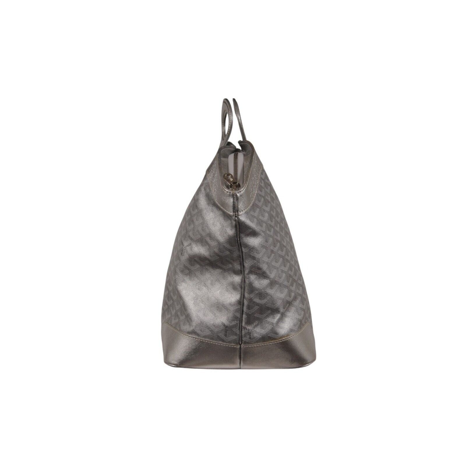 Goyard Beluga MM Tote Bag Silver Leather Carry On - 02497 Size ONE SIZE - 4 Thumbnail