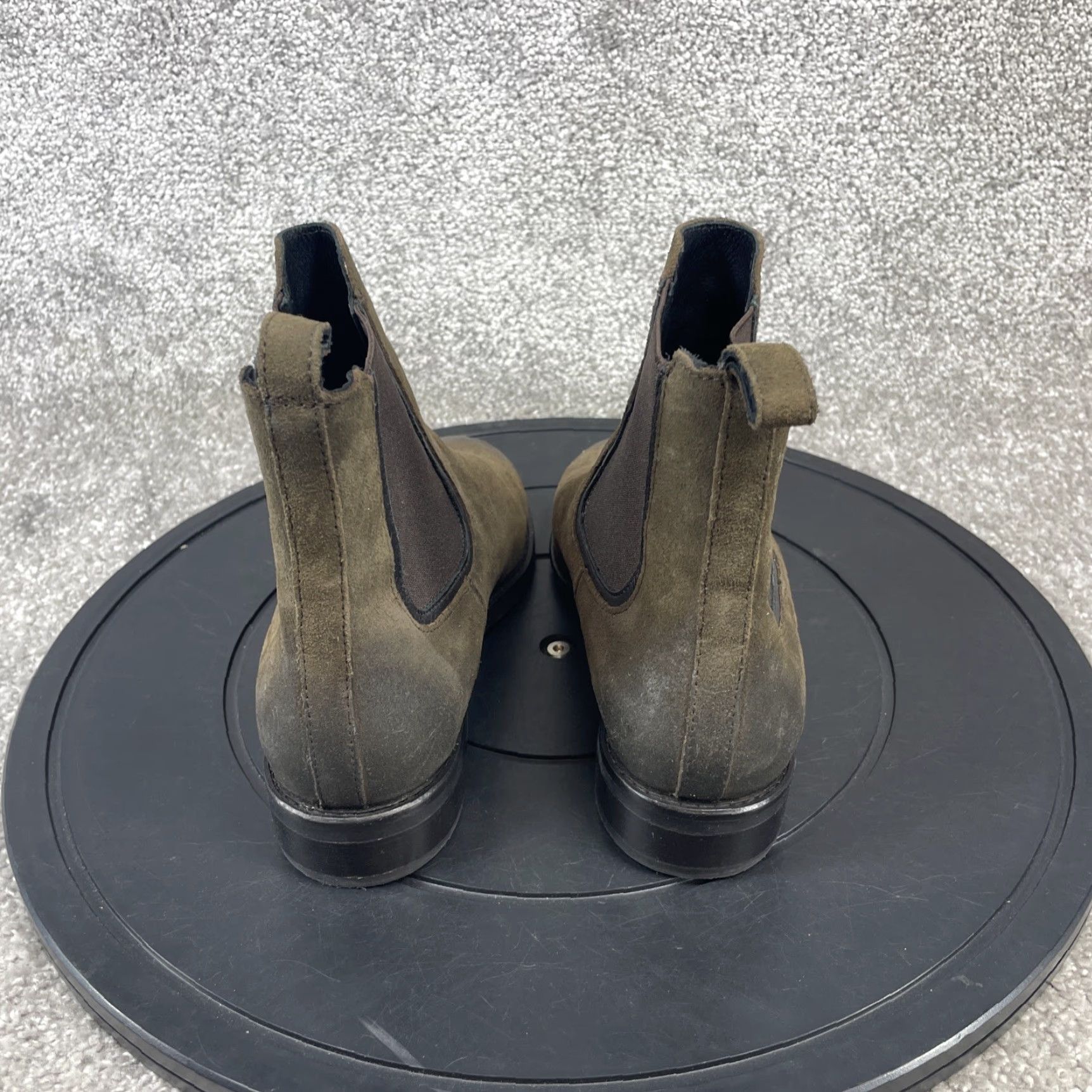 Thursday Boot Company VINTAGE Thursday Boot Company Womens Duchess Chelsea Dark Gray Brown Leather Chelsea Shoes 6.5 Womens Brown Leather Chelsea Size US 6.5 / IT 36.5 - 6 Thumbnail
