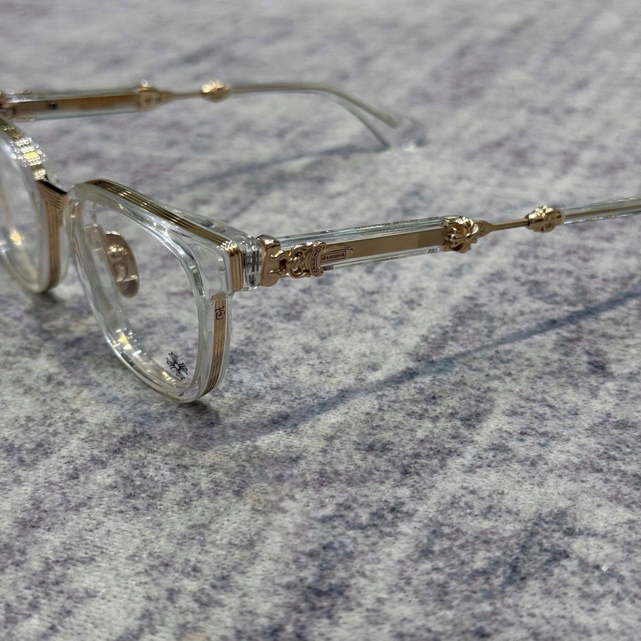 Chrome Hearts CHROME HEARTS DUCK BUTTER CRYSTAL/GOLD PLATED Size ONE SIZE - 2 Thumbnail