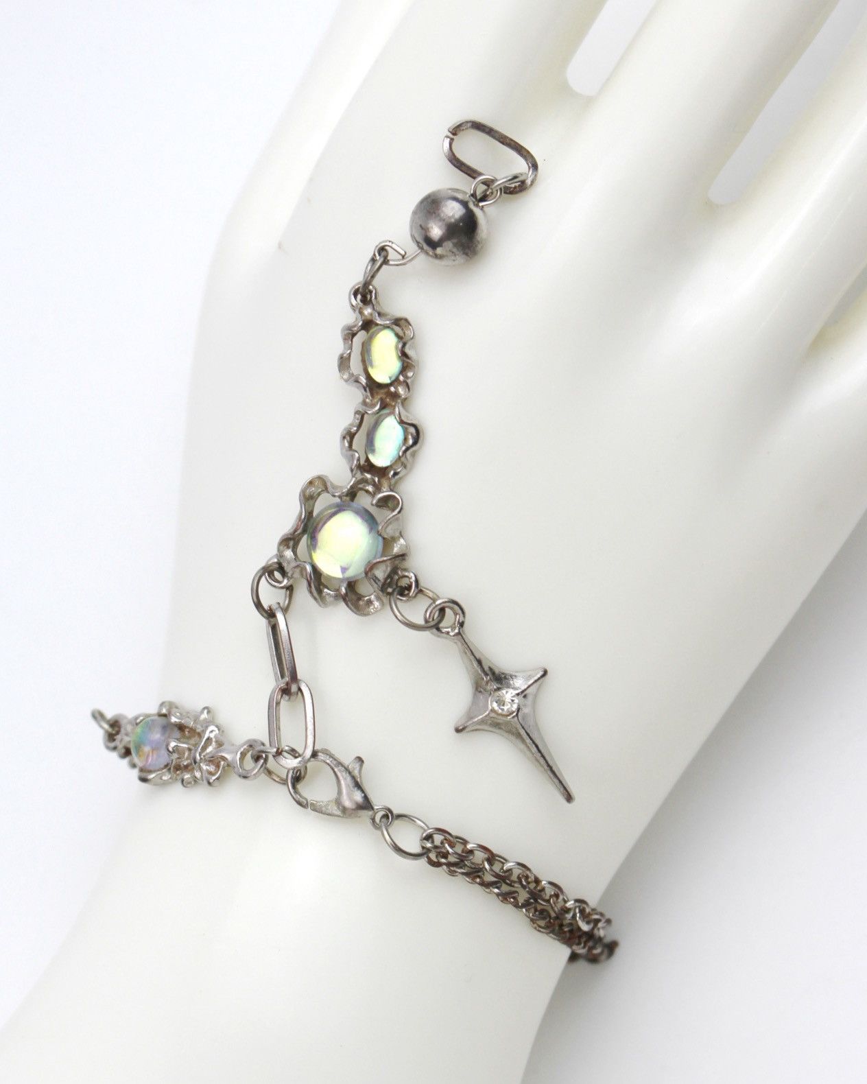 Hysteric Glamour 2000S JAPANESE MADE MOON STATIC CHROME BLOOM BRACELET Size ONE SIZE - 4 Thumbnail