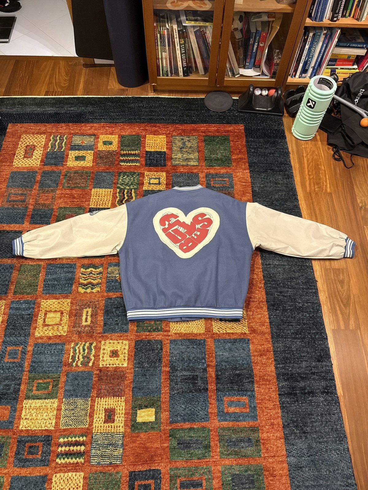Other Aelfric Eden Men's Letter Foaming Love Print Varsity Jacket Size US L / EU 52-54 / 3 - 1 Thumbnail