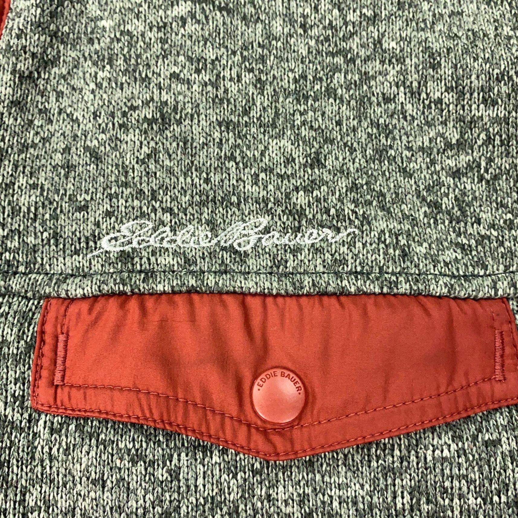 Eddie Bauer Eddie Bauer Sweatshirt Mens Pullover M Gray 1/4 Snap Embroidered Fleece Size US M / EU 48-50 / 2 - 3 Thumbnail