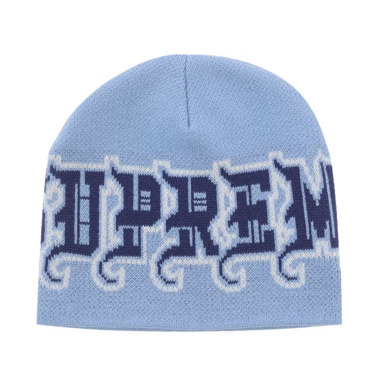 New Era × Supreme Supreme New Era Outline Beanie Light Blue Size ONE SIZE - 1 Thumbnail