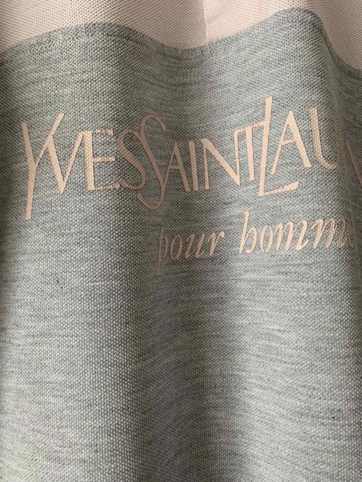 Vintage 🔥 Yves Saint Laurent Cotton Polo Shirt Size US M / EU 48-50 / 2 - 3 Thumbnail