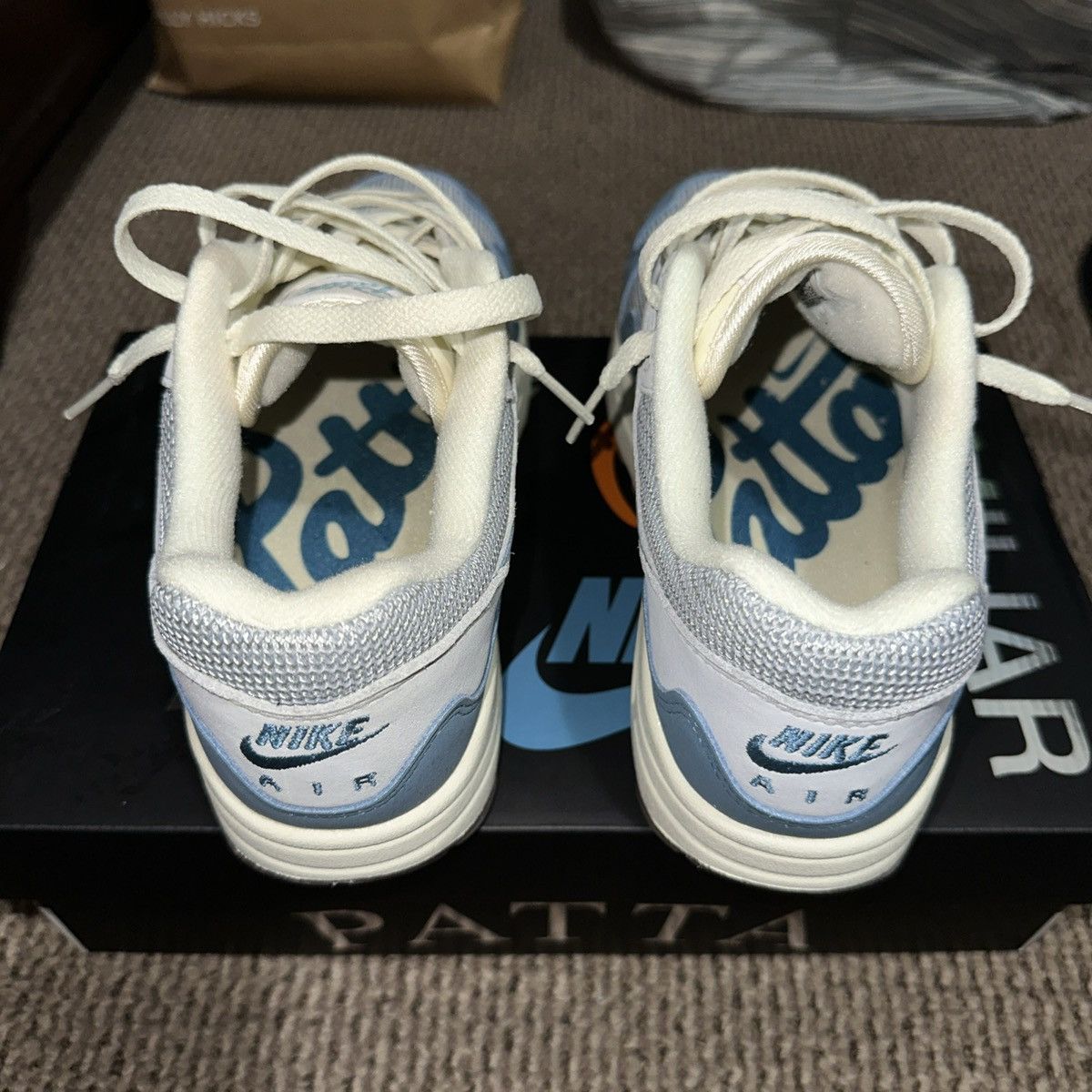 Nike × Patta Nike Air Max 1 Patta Waves Noise Aqua Size US 6.5 / EU 39-40 - 4 Thumbnail