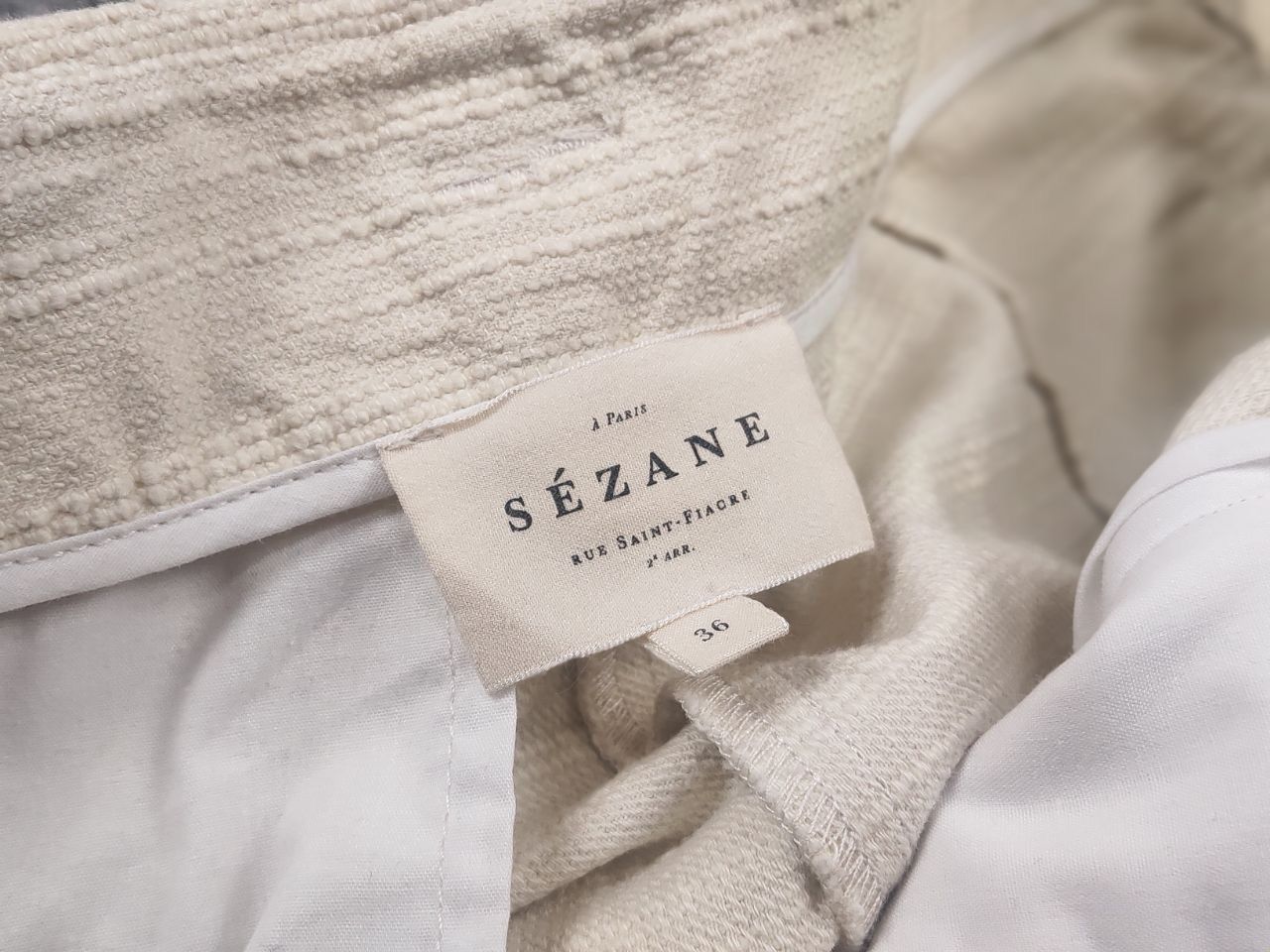 Sezane Sezane Design Rome Beige Belted Cuff Shorts buckle high-rise Size 27" / US 4 / IT 40 - 16 Thumbnail