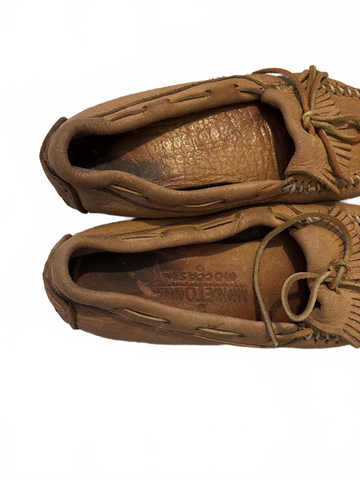 Minnetonka Minnetonka Brown Leather Moccasin Shoes 6.5 Size US 6.5 / IT 36.5 - 2 Thumbnail