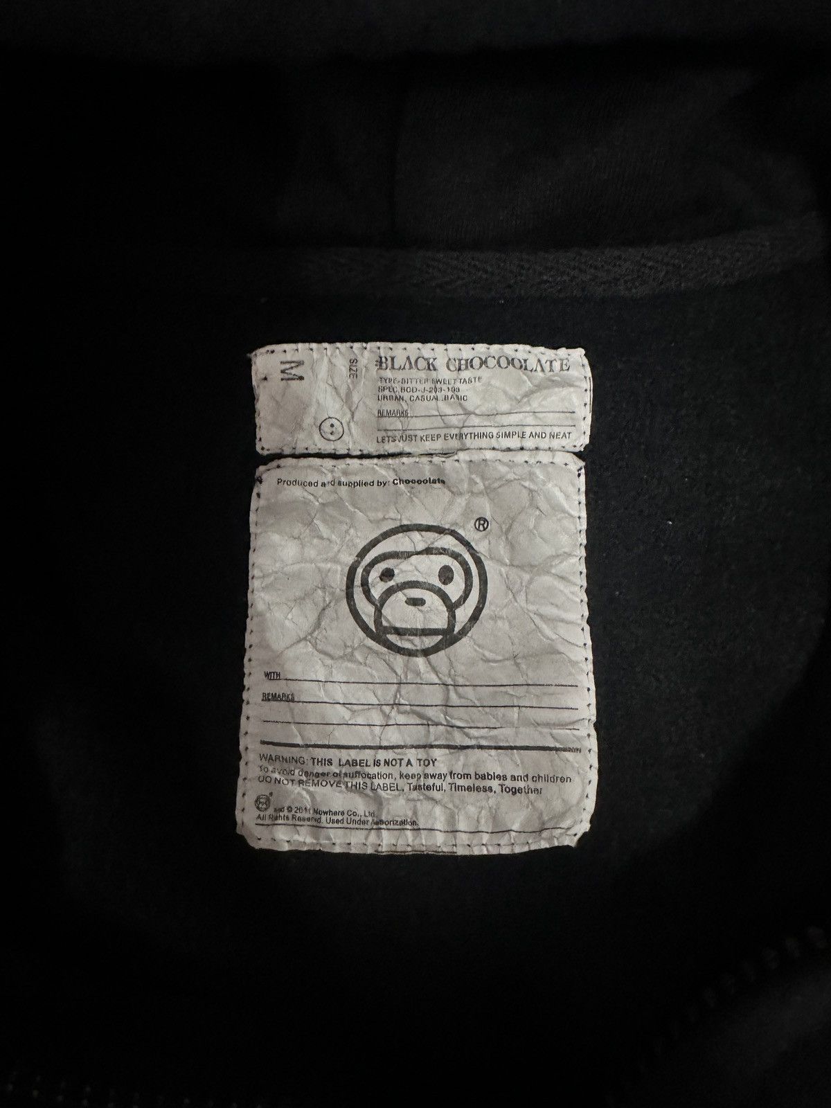 Bape × Chocolate Bape x CHOCOOLATE Baby Milo Full-Zip Hoodie Size US M / EU 48-50 / 2 - 3 Thumbnail