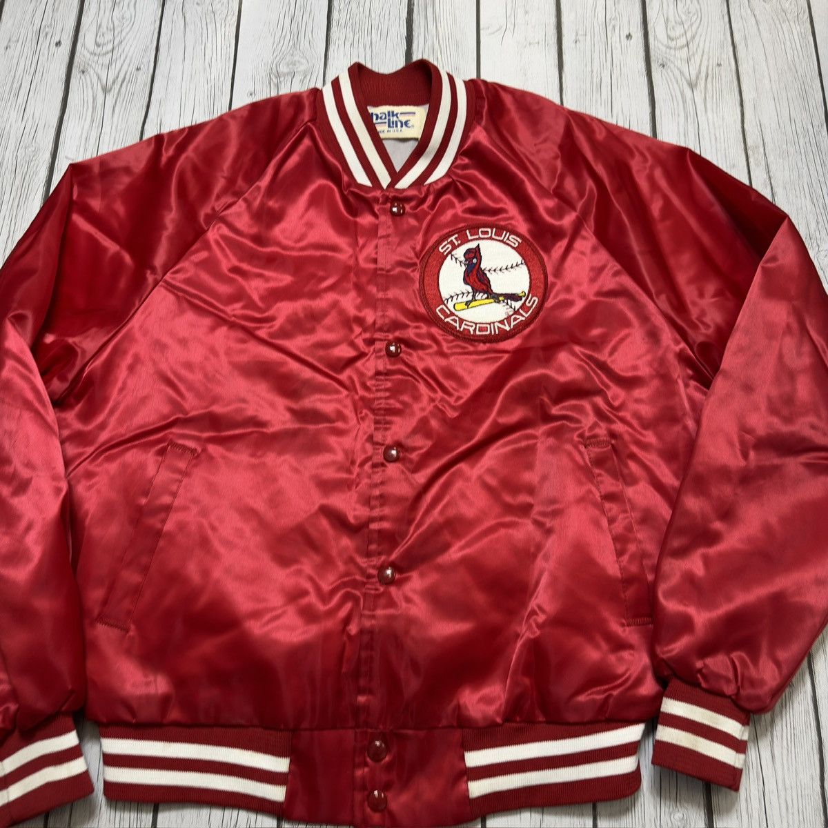 Chalk Line × MLB × Vintage Vintage St Louis Cardinals jacket Size US L / EU 52-54 / 3 - 3 Thumbnail