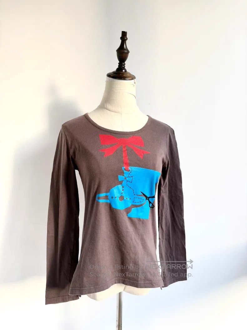 Vivienne Westwood Vivienne Westwood Vintage brown bow Saturn paper cut base Size S / US 4 / IT 40 - 1 Thumbnail