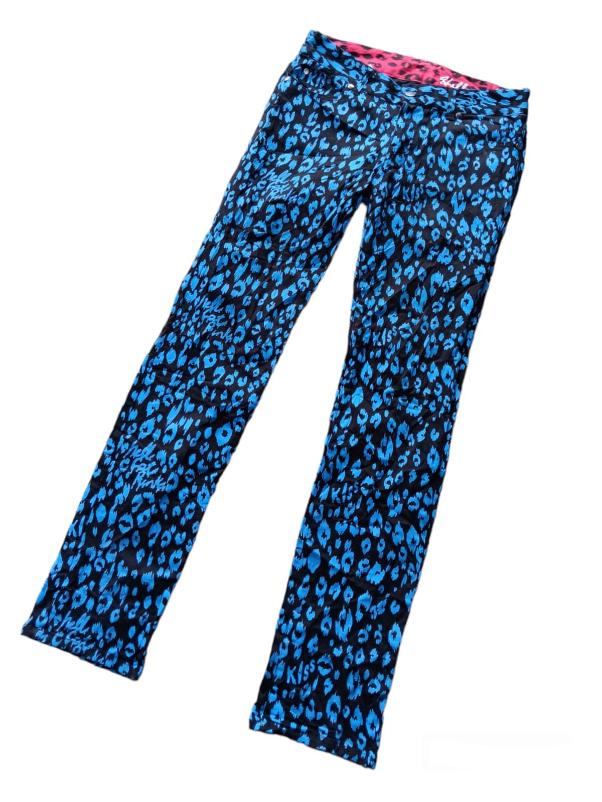Japanese Brand Unisex Hellcat Punk Leopard Wax Pants Size US 30 / EU 46 - 2 Thumbnail