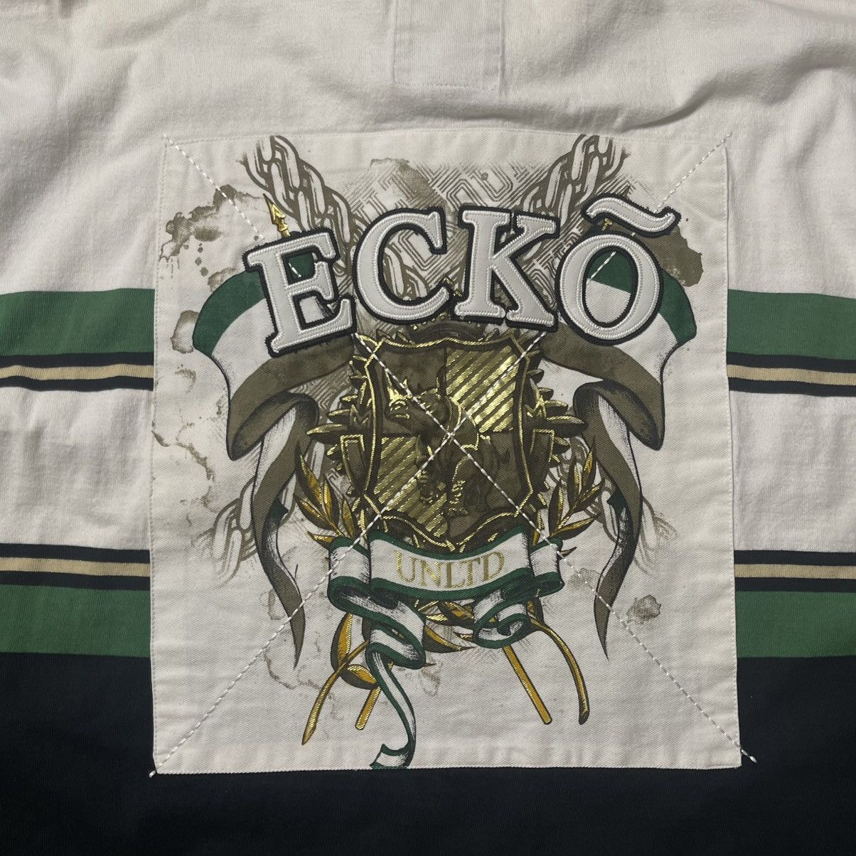 Ecko Unltd. Ecko UNLTD Double sided Y2K Rugby Polo long sleeve Size US XXL / EU 58 / 5 - 4 Thumbnail