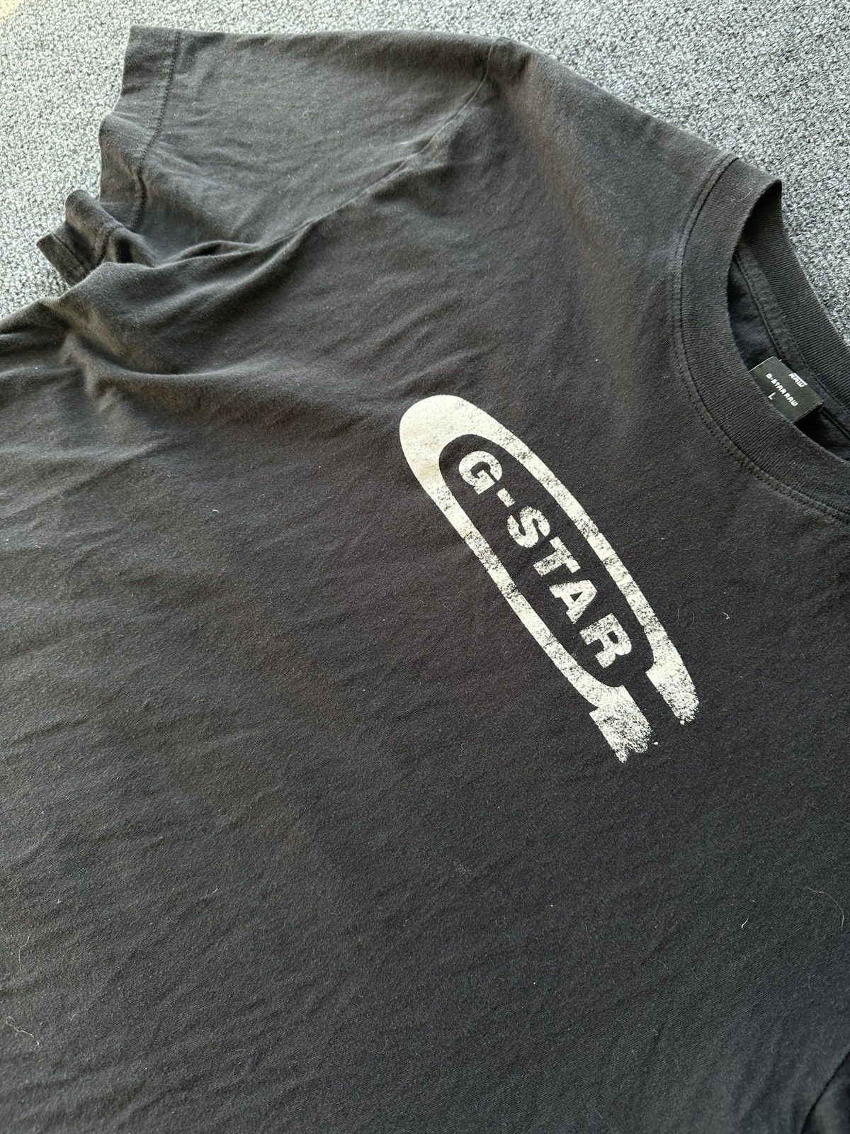 G-Star 🚨 G STAR RAW SHORT SLEEVE T SHIRT RARE BLACK Size US L / EU 52-54 / 3 - 5 Thumbnail