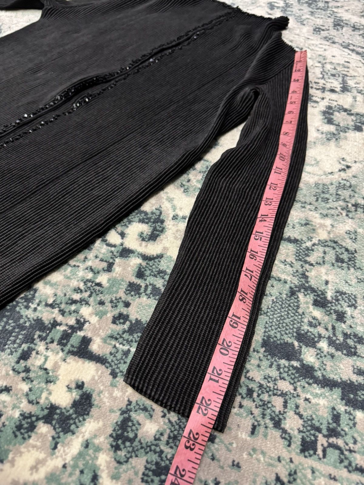 Designer × Vintage SPECCHIO PLEATS PLEATED OPEN FRONT CARDIGAN Size M / US 6-8 / IT 42-44 - 4 Thumbnail