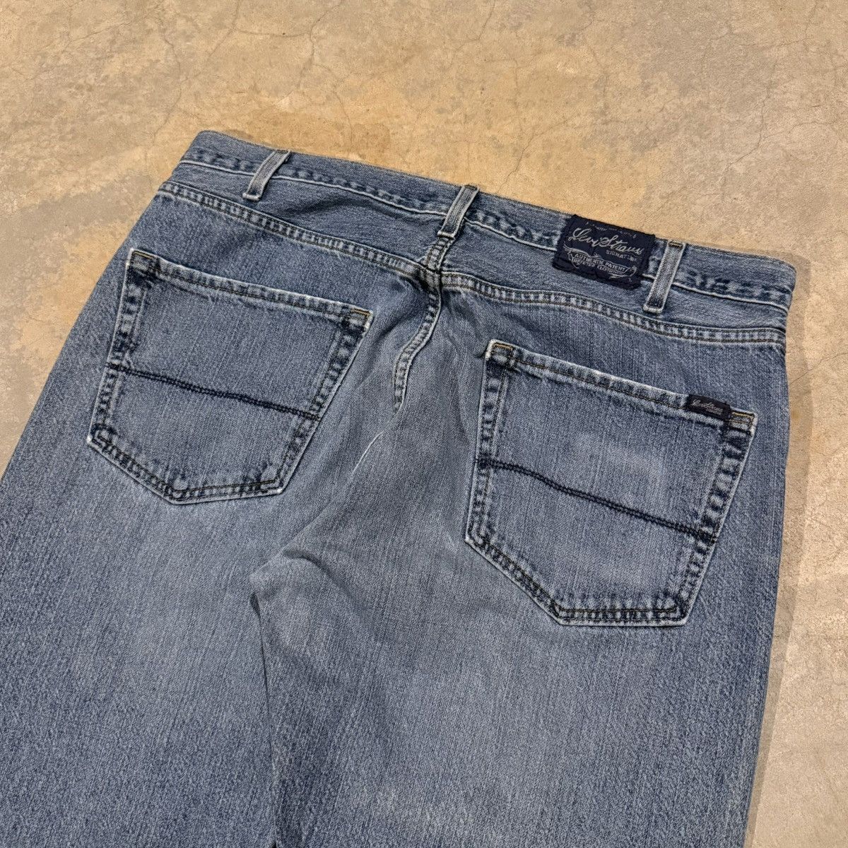 Levi's Vtg 2000s Levi’s Faded Distressed Baggy Jeans ERD Grunge Y2K Size US 38 / EU 54 - 4 Thumbnail