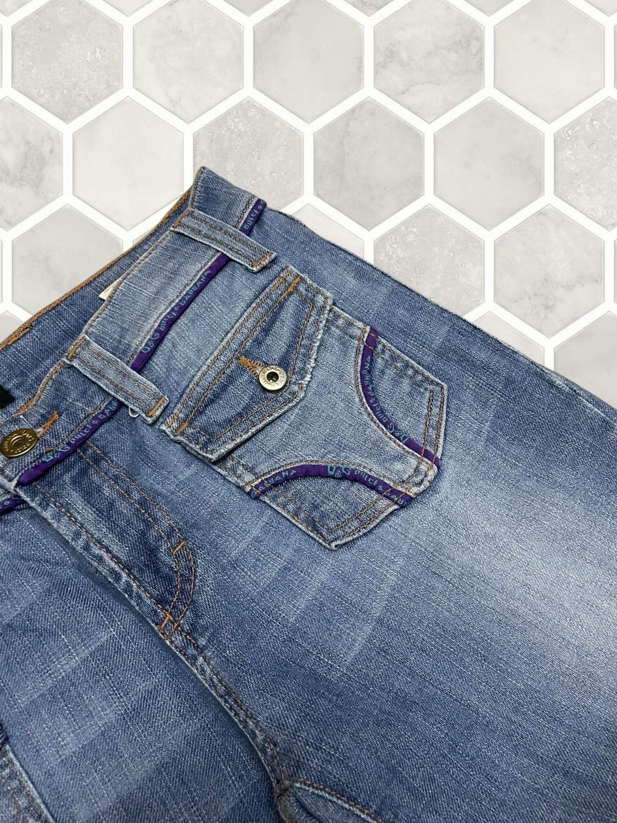 Dolce & Gabbana Vintate Authentic Designer Dolce & Gabbana Flared Denim Size US 28 / EU 44 - 9 Thumbnail