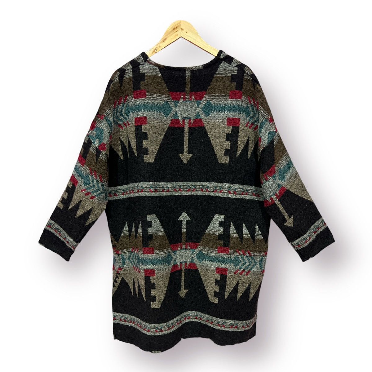 Japanese Brand × Native Sureve cloak Navajo / Chimayo / Native design buttonless Size US L / EU 52-54 / 3 - 9 Thumbnail