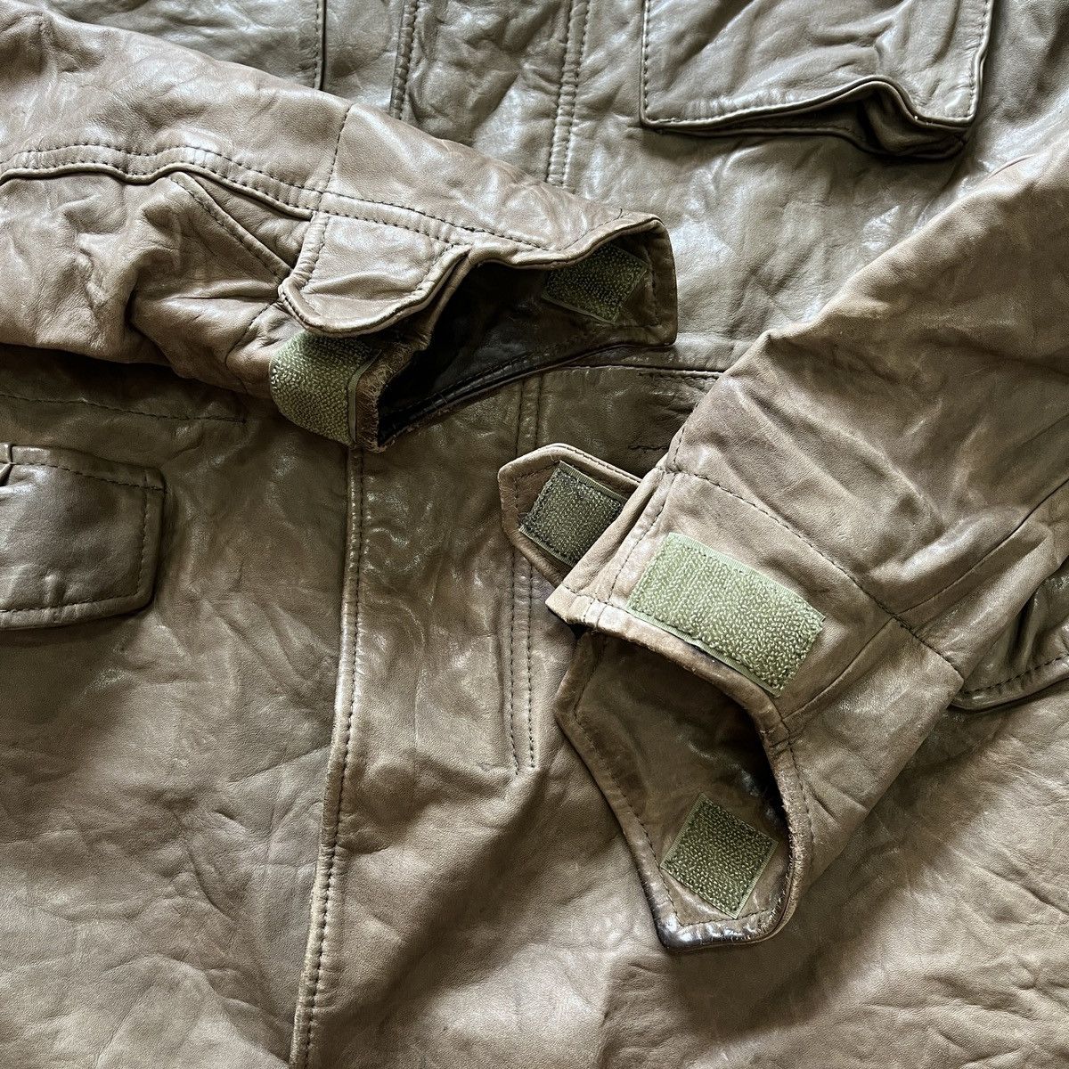 AZ by junhashimoto × Freewheelers × junhashimoto Jun Hashimoto Leather Jacket Cowhide Riri Zippered Japan Size US S / EU 44-46 / 1 - 20 Thumbnail