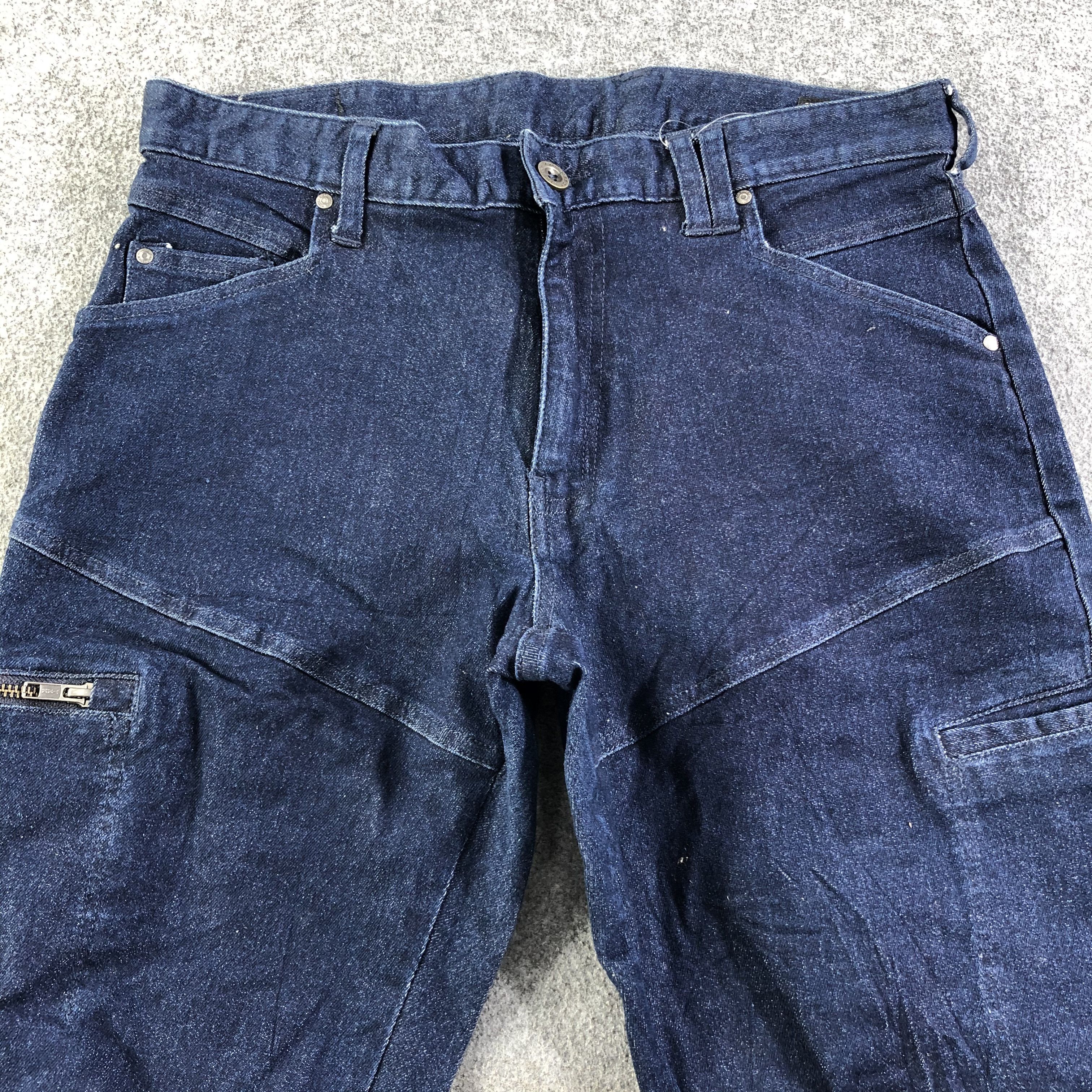 Japanese Brand × Vintage Japanese Brand Fine Assist Cargo Jeans-J2699 Size US 33 - 3 Thumbnail