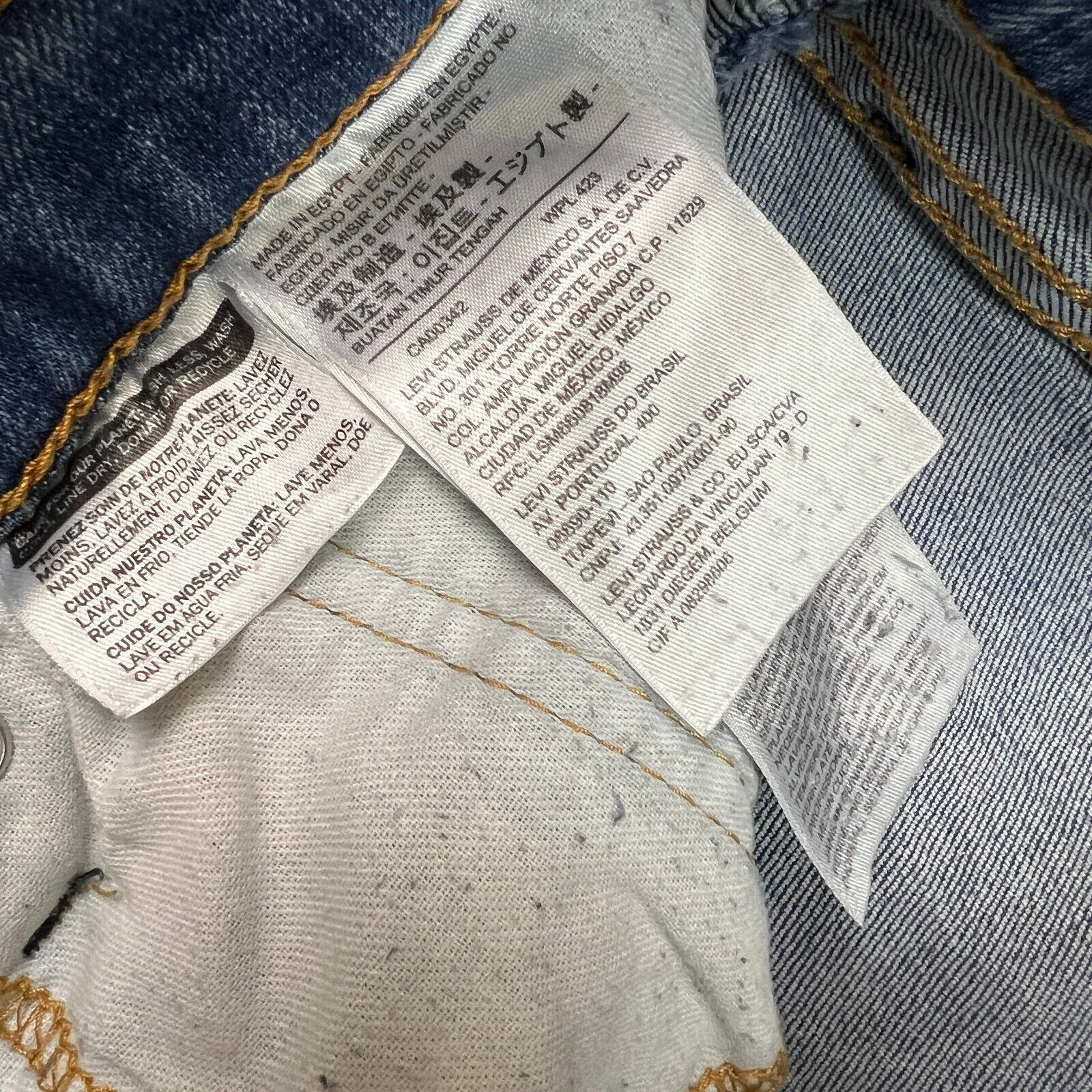 Levi's × Vintage Levi's 511 Jeans 34x30 Slim Fit Faded American Denim Pants Size US 32 / EU 48 - 9 Thumbnail
