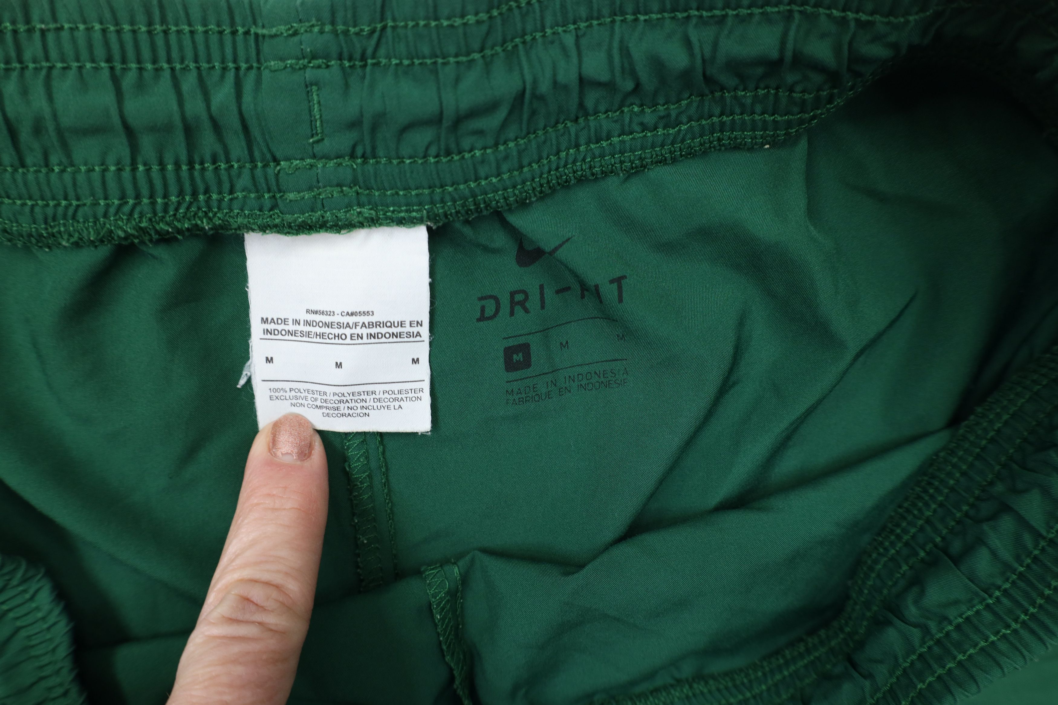 Nike × Vintage Vintage Nike Scott Mini Swoosh Running Soccer Shorts Green Size US 32 / EU 48 - 8 Thumbnail