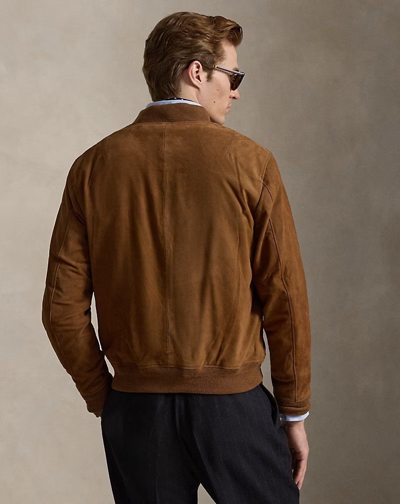 Polo Ralph Lauren Polo Ralph Lauren Leather Suede Flight Jacket Brown Size XL Size US XL / EU 56 / 4 - 4 Thumbnail