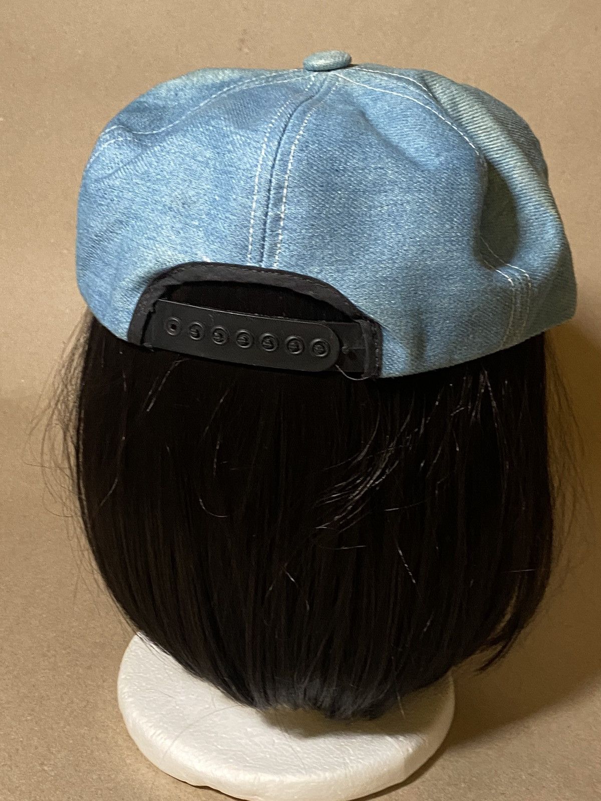 Cross Colours Denim Suede SnapBack w/ Cross Colours logo Size ONE SIZE - 3 Thumbnail