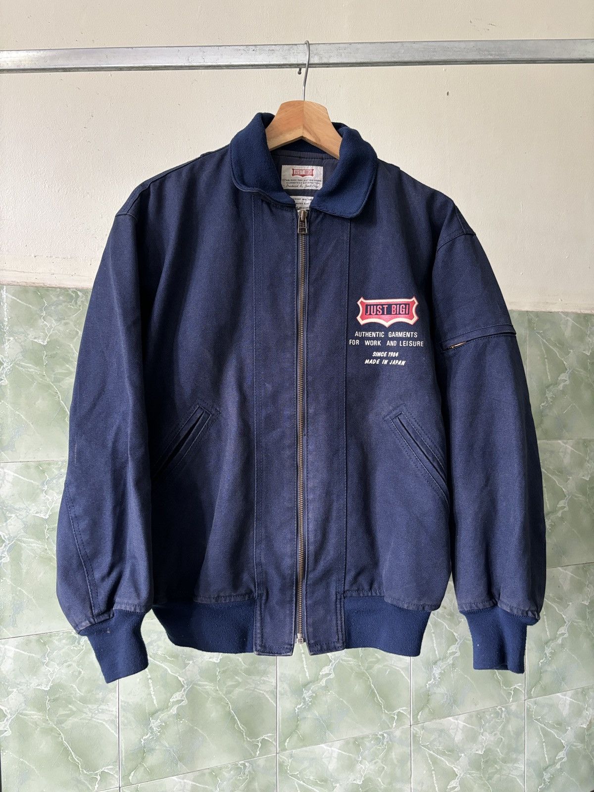 BIGI Vintage Just Bigi Japan Workwear Active Bomber Jacket Size US M / EU 48-50 / 2 - 1 Thumbnail