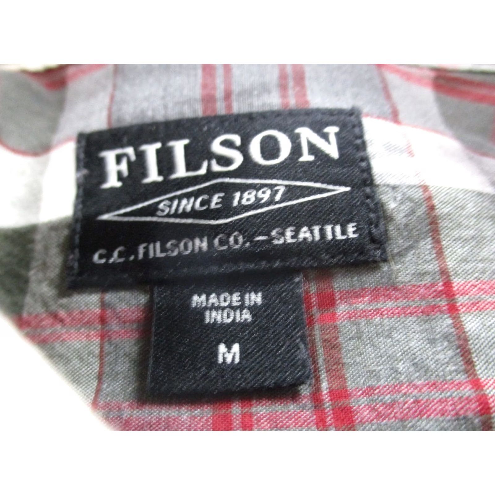 Filson Filson Shirt Mens M Brown Plaid Flannel Work Outdoors Barn Country Size US M / EU 48-50 / 2 - 6 Thumbnail
