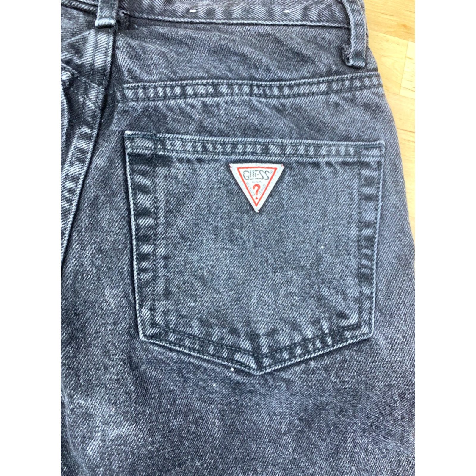 Guess GUESS Jeans Black Size 28 High Rise Denim USA Womens Tapered Size 28" / US 6 / IT 42 - 6 Thumbnail