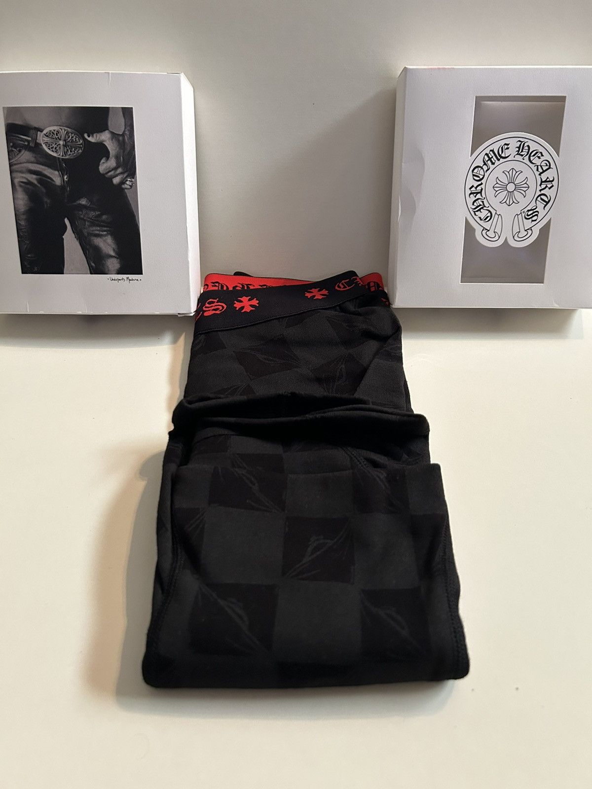 Chrome Hearts Chrome Hearts Matty Boy 99 Eyes Classic Rib Boxer Black XXL Size 38 - 2 Thumbnail