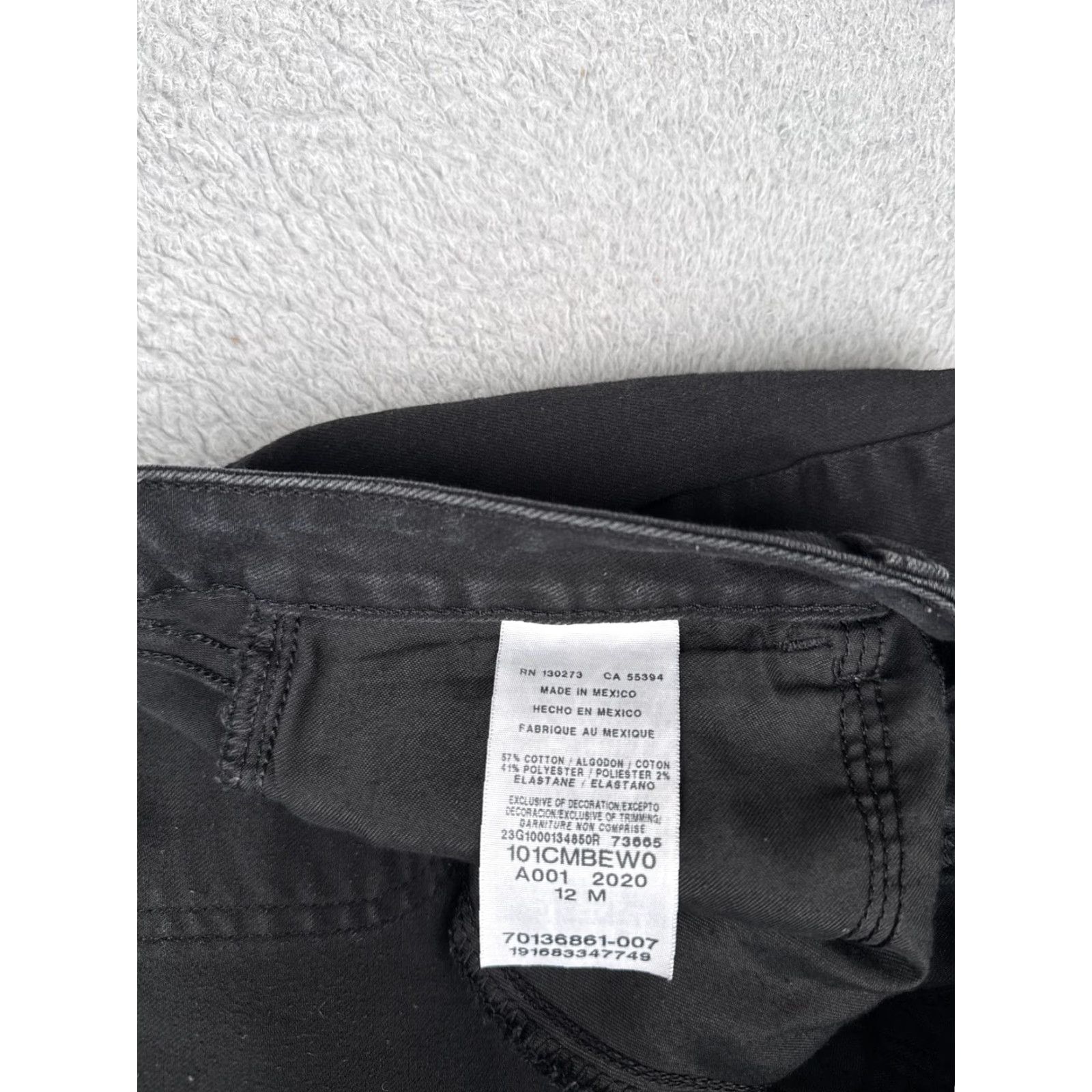 Lee LEE Jeans Womens 12 Bootcut Denim High Rise Black Dark Wash Stretch Casual 32x32 Size 34" / US 12 / IT 48 - 7 Thumbnail
