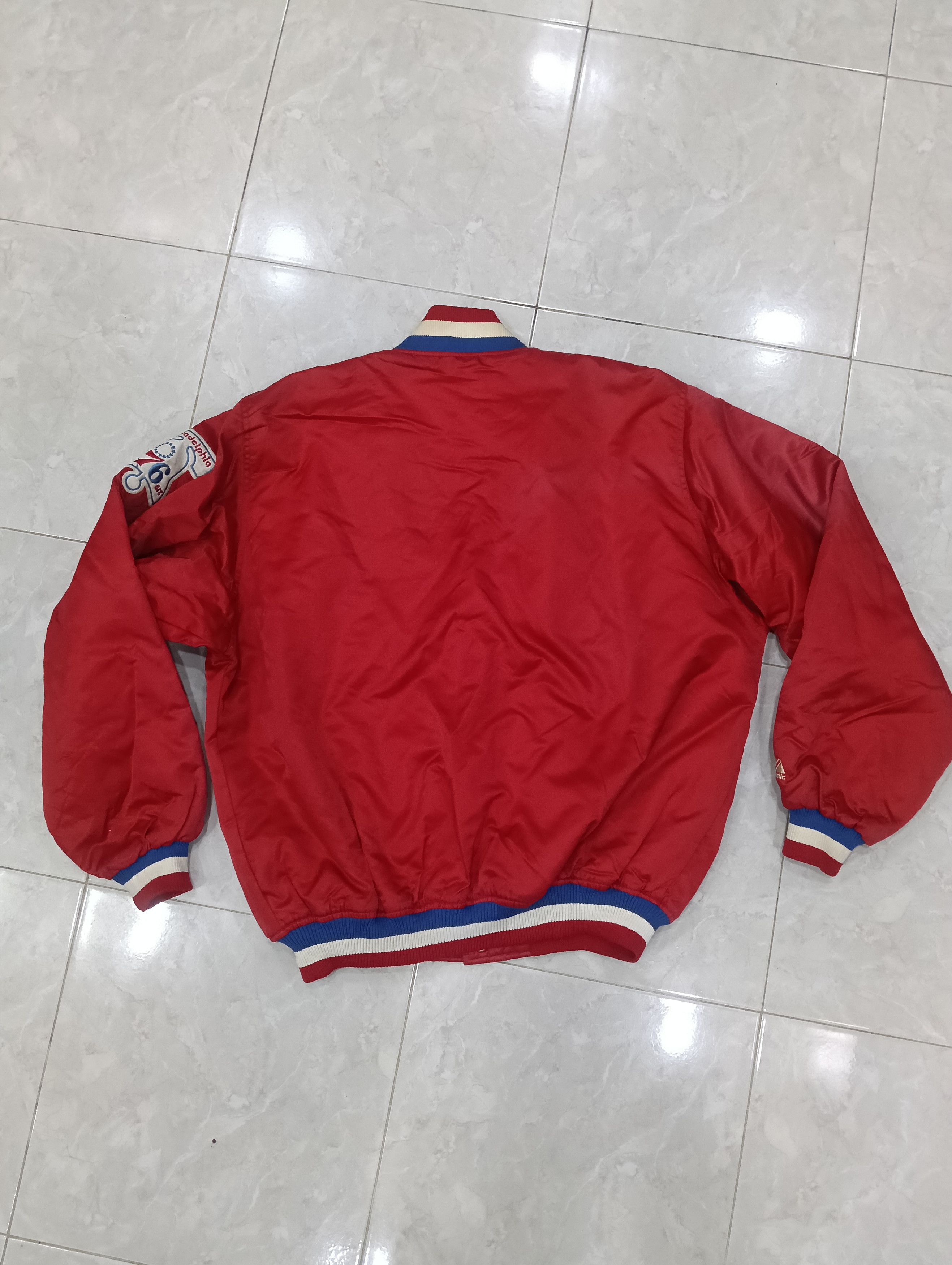 14th Addiction × Beauty Beast × Majestic Vintage Sixers Philadelphia 76ers Size US XXL / EU 58 / 5 - 2 Thumbnail