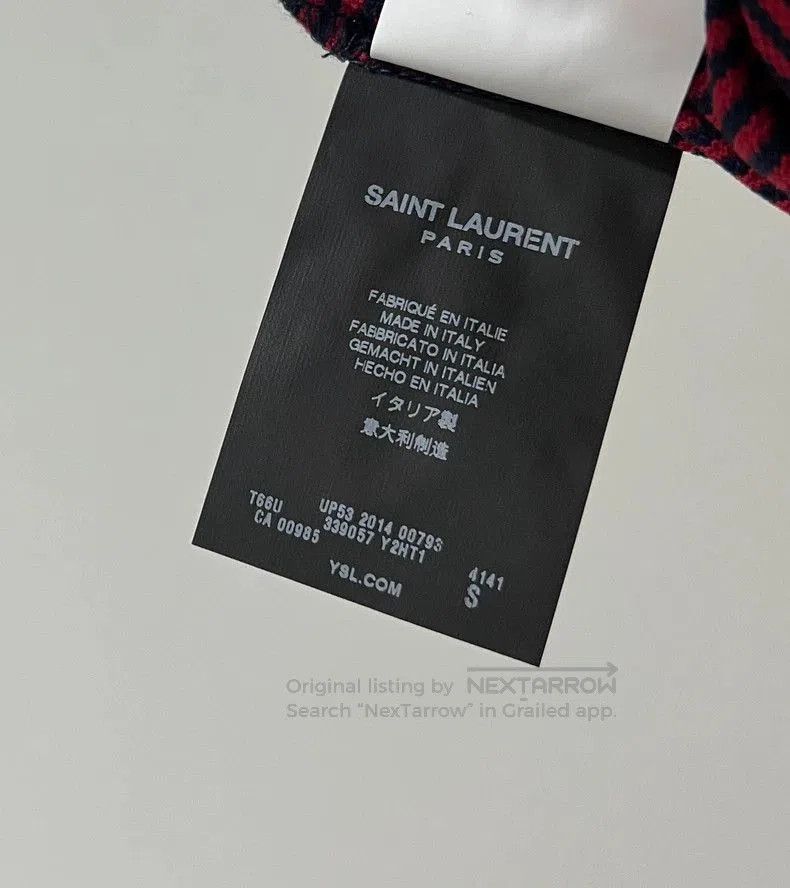 Saint Laurent Paris Saint Laurent Paris Men's Short Sleeve Polo. Size US S / EU 44-46 / 1 - 6 Thumbnail