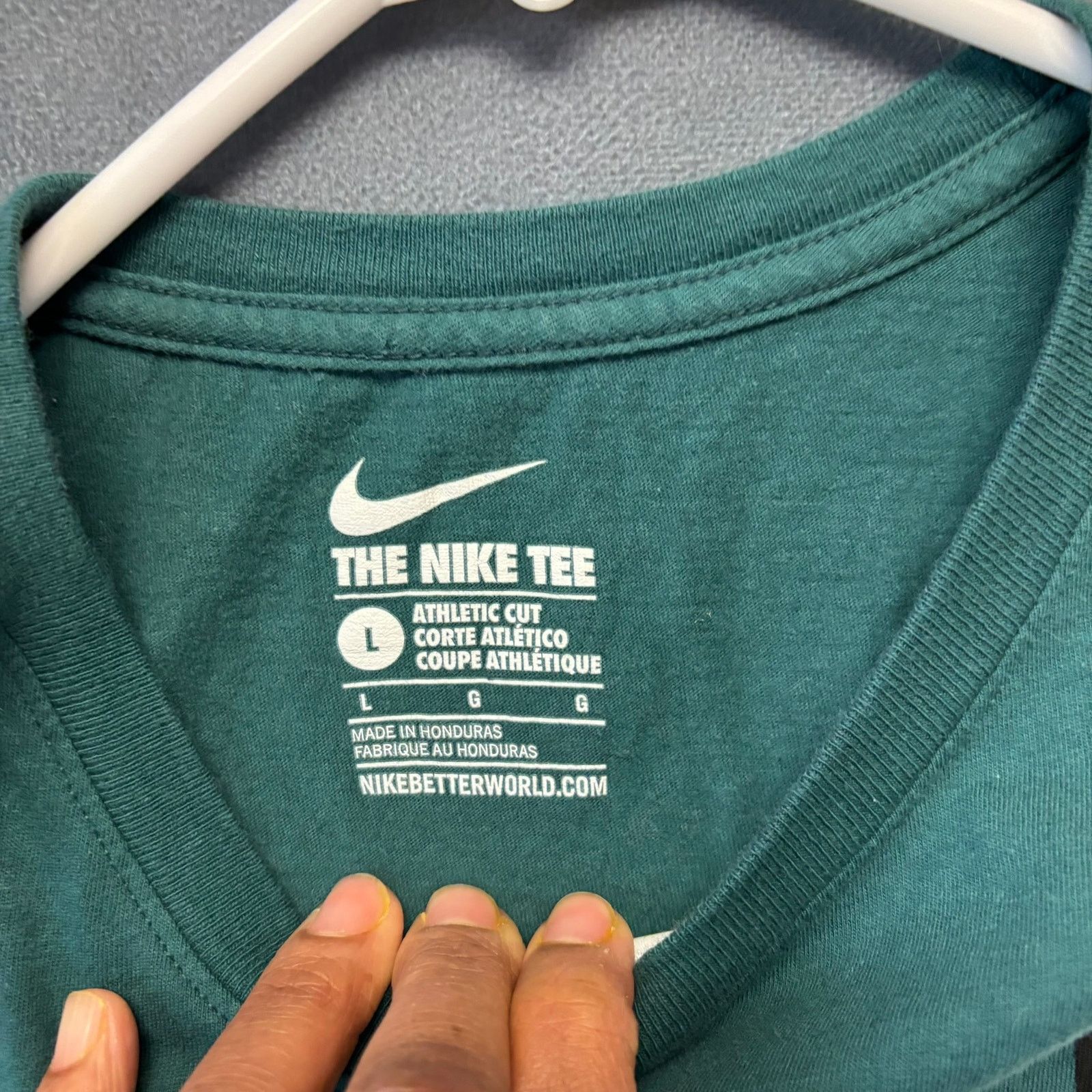 Nike The Nike Tee Athletic Cut Men's Large Blockcore Athletic Size US L / EU 52-54 / 3 - 3 Thumbnail