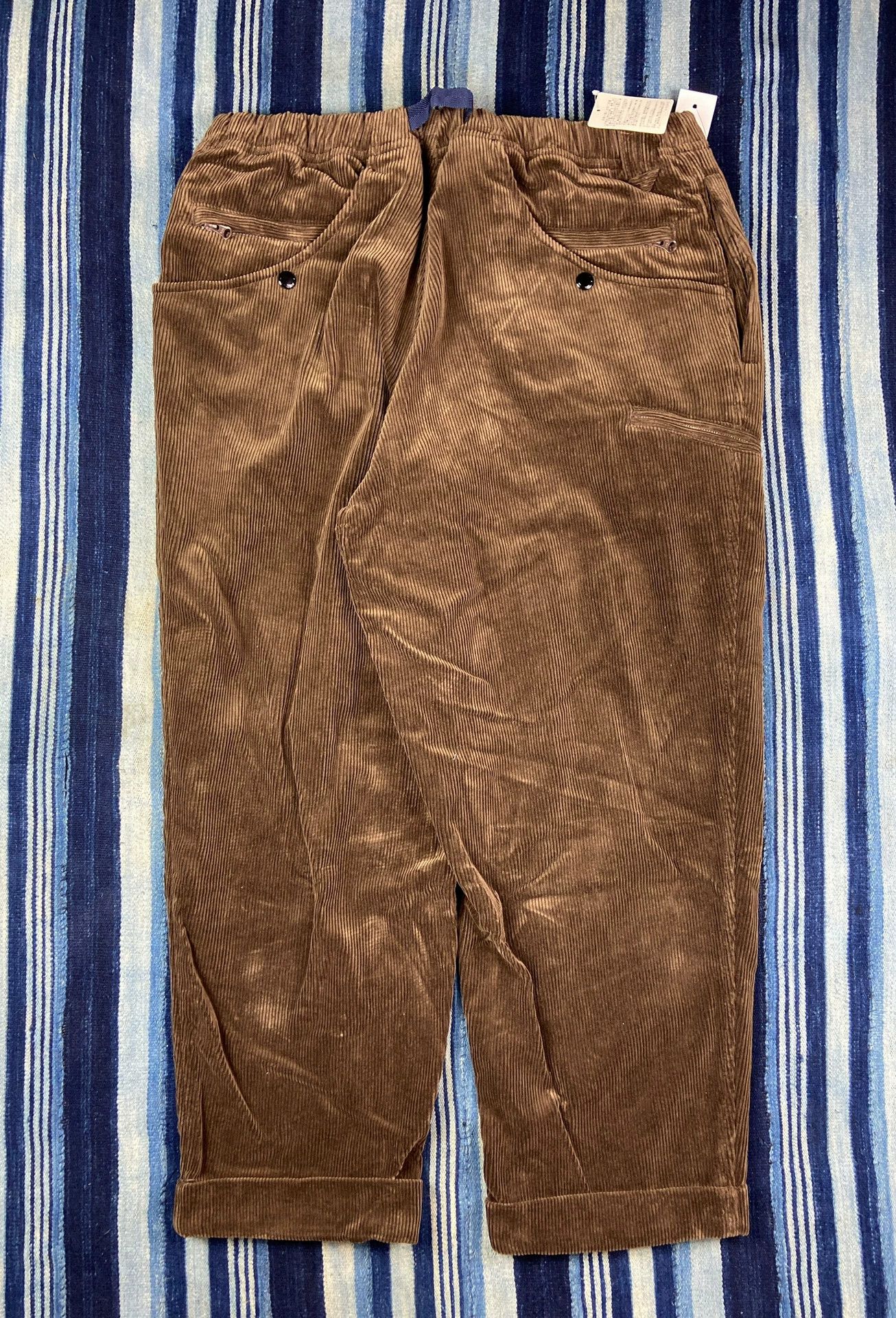 Pilgrim Surf + Supply Pilgrim Salathe Corduroy Tapered Trousers Blue XS,M Brown M Size US 32 / EU 48 - 6 Thumbnail