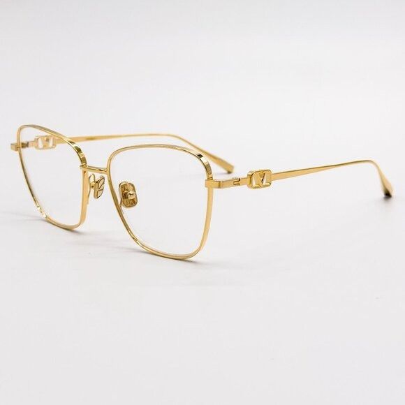 Valentino NEW VALENTINO EYEGLASSES VLX-167A GOLD WOMEN EYEWEAR Size ONE SIZE - 4 Thumbnail