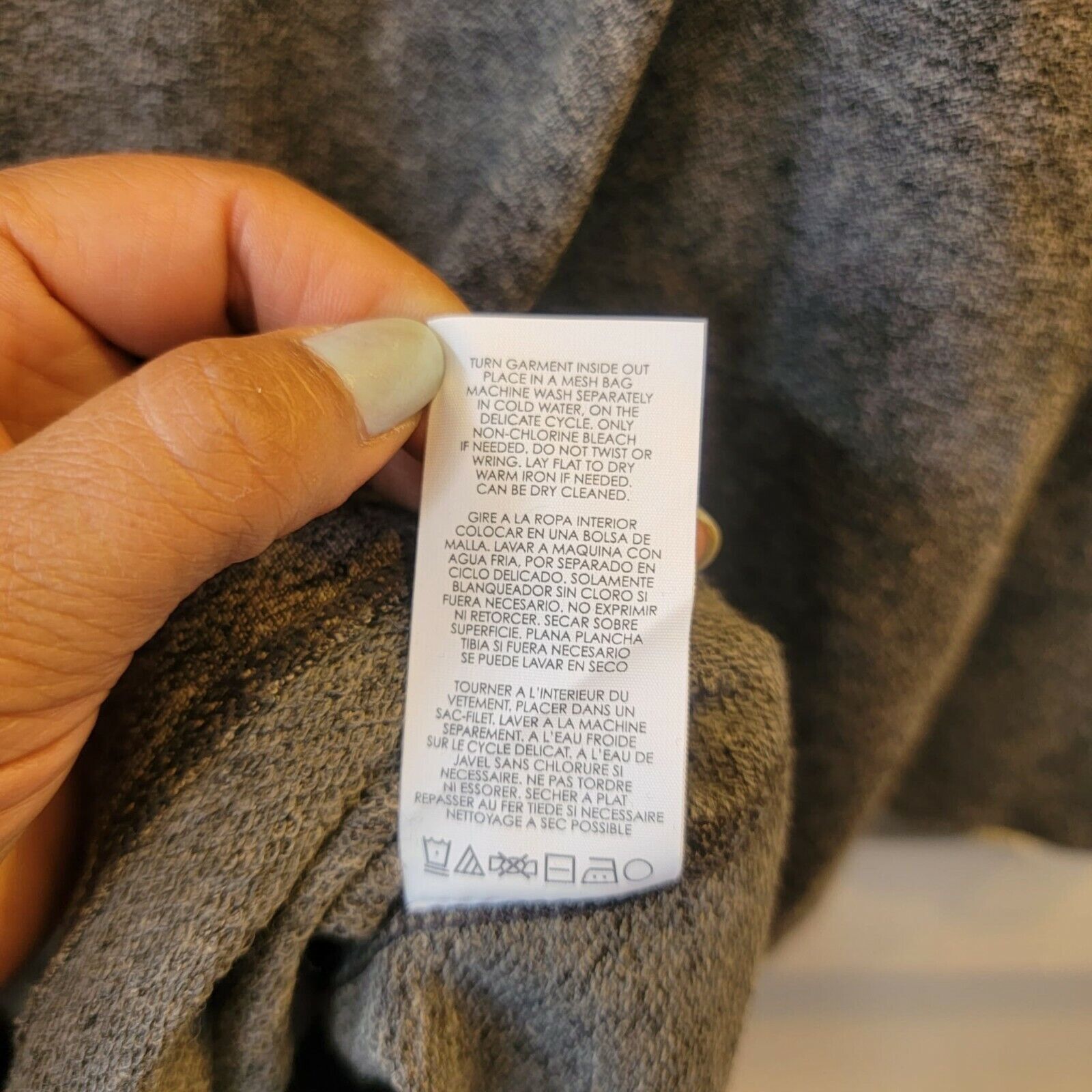 Other ⭐Cabi Womens Dress Sweatshirt Size M Gray Put On 3650 Pleate Size M / US 6-8 / IT 42-44 - 8 Thumbnail