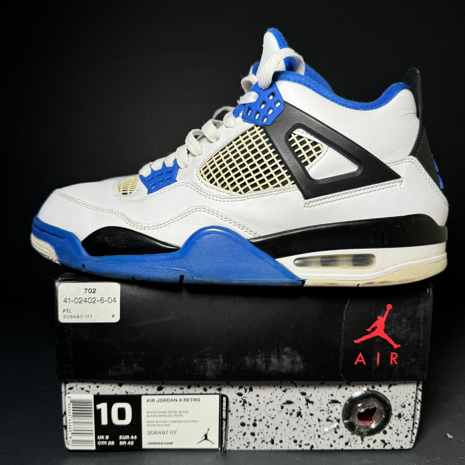 Jordan Brand × Nike Size 10 - Nike Air Jordan 4 Retro Motorsports Men's Shoes Size US 10 / EU 43 - 9 Thumbnail
