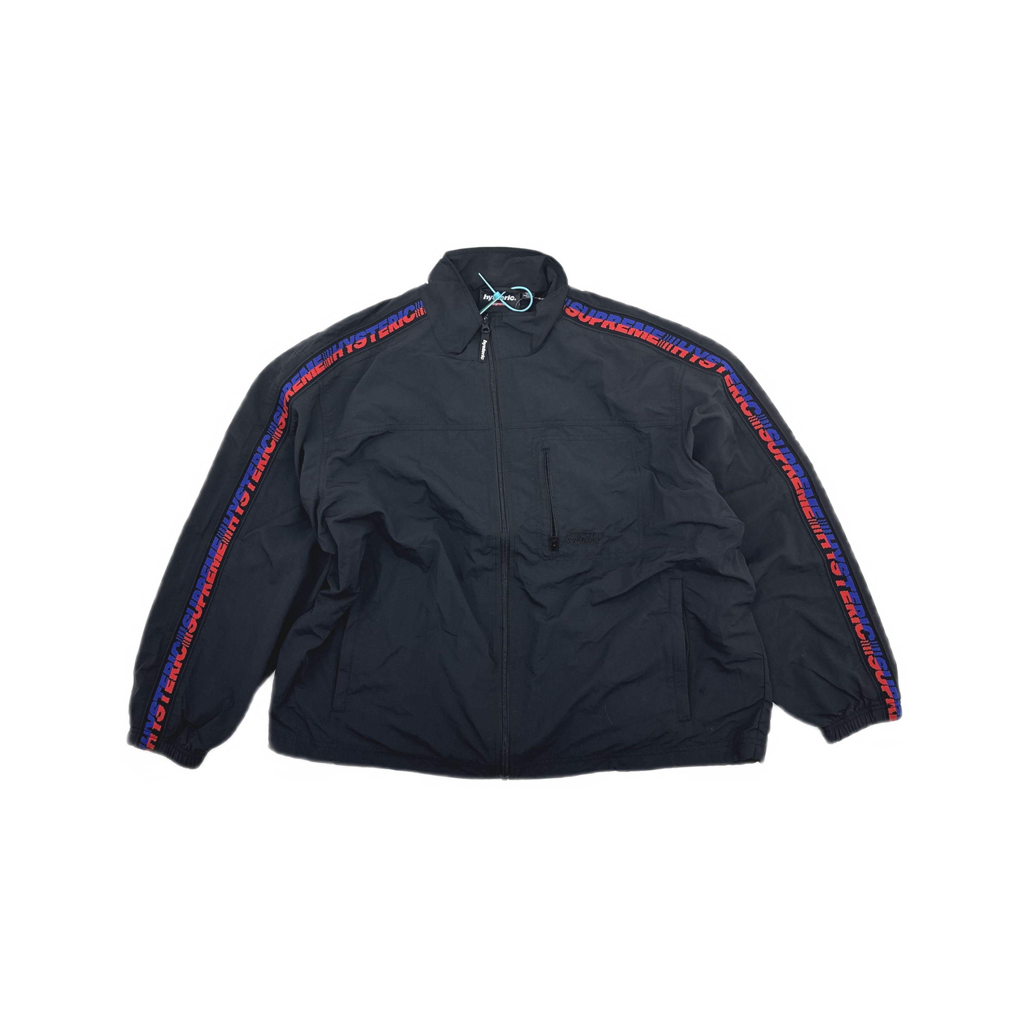 Supreme Supreme x Hysteric Glamour Logo Tape Windbreaker XL Size US XL / EU 56 / 4 - 1 Thumbnail